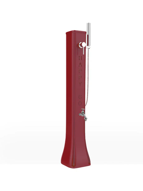 Arkema Fontana Solare Bassa Happy Go con Doccetta Mobile e rubinetto porta gomme da 19lt - HG180