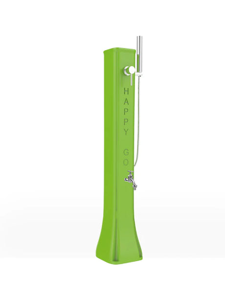 Arkema Fontana Solare Bassa Happy Go con Doccetta Mobile e rubinetto porta gomme da 19lt - HG180
