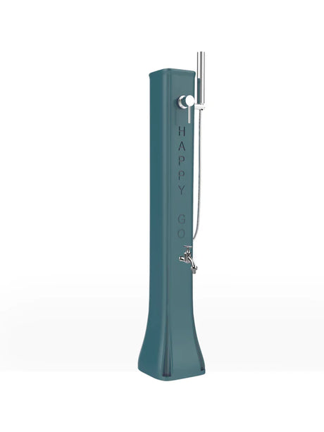 Arkema Fontana Solare Bassa Happy Go con Doccetta Mobile e rubinetto porta gomme da 19lt - HG180