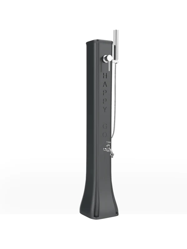 Arkema Fontana Solare Bassa Happy Go con Doccetta Mobile e rubinetto porta gomme da 19lt - HG180