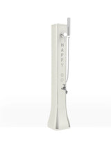 Arkema Fontana Solare Bassa Happy Go con Doccetta Mobile e rubinetto porta gomme da 19lt - HG180