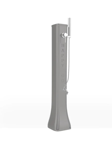 Arkema Fontana Solare Bassa Happy Go con Doccetta Mobile e rubinetto porta gomme da 19lt - HG180