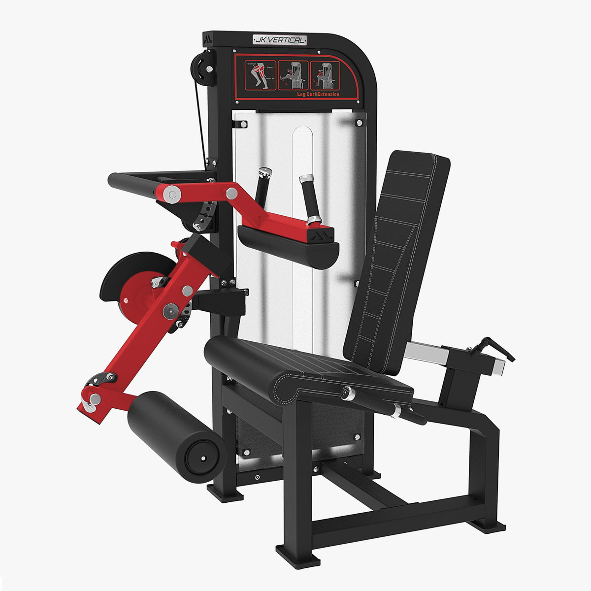 Fixed Leg2 JK Fitness Vertical Line Combo Leg Extension / Seated Leg Curl - JKV-C ...