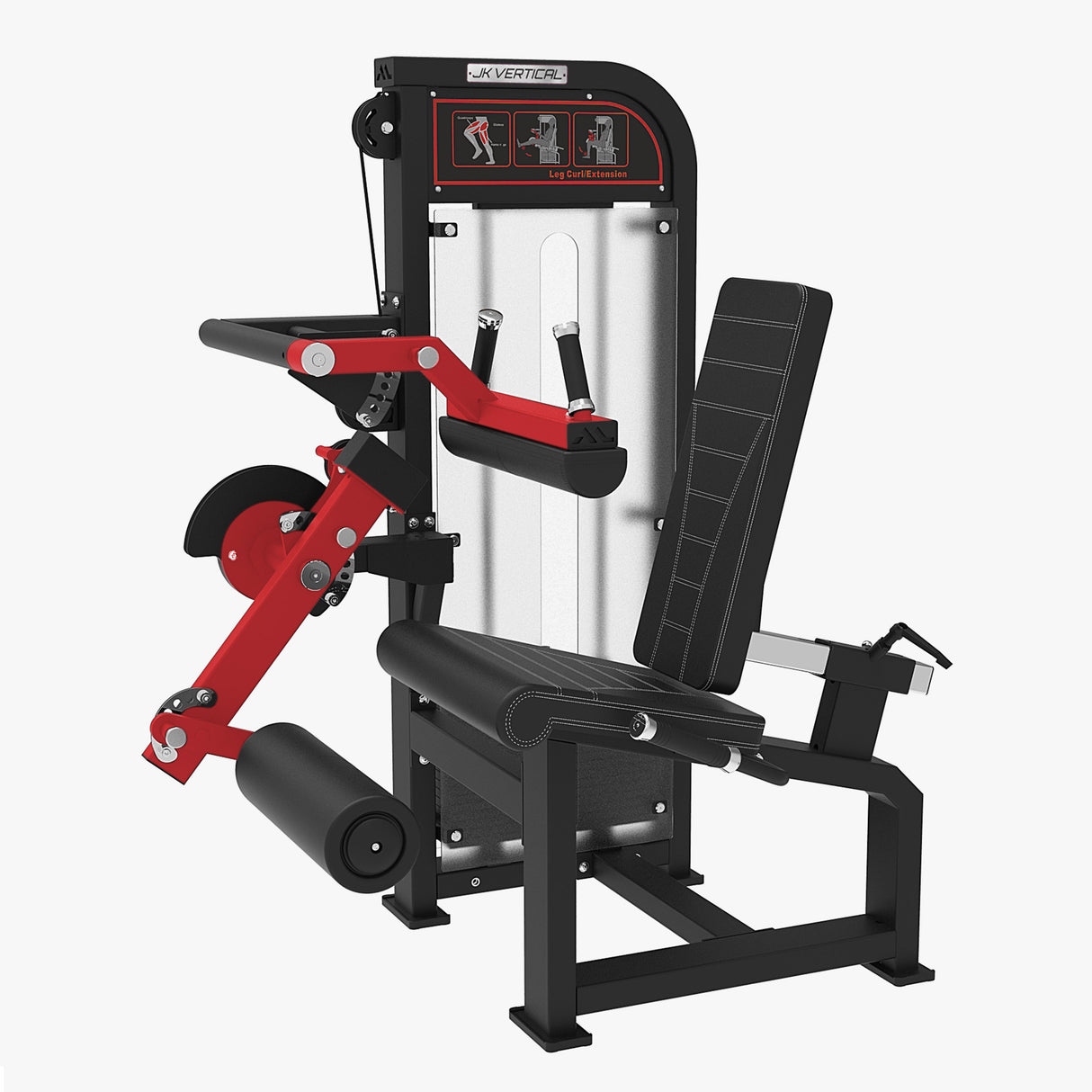 JK Fitness Vertical Line Combo Leg Extension / Leg Curl Seduto - JKV-COMBOSEATEDLEG
