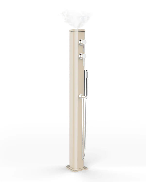 Arkema Fontana Solare Jolly Go in alluminio con Doccetta Mobile e Nebulizzatore da 13lt - JG150