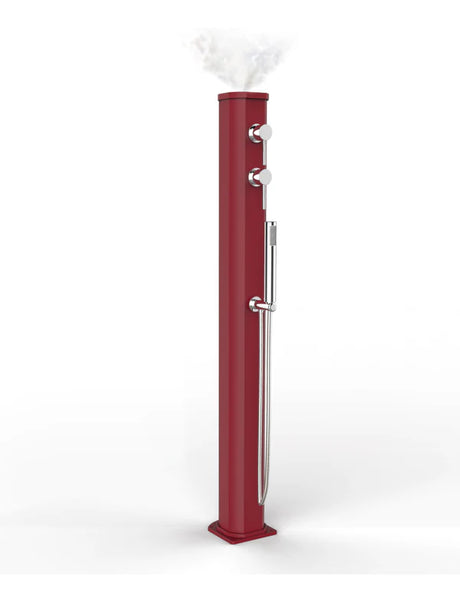 Arkema Fontana Solare Jolly Go in alluminio con Doccetta Mobile e Nebulizzatore da 13lt - JG150