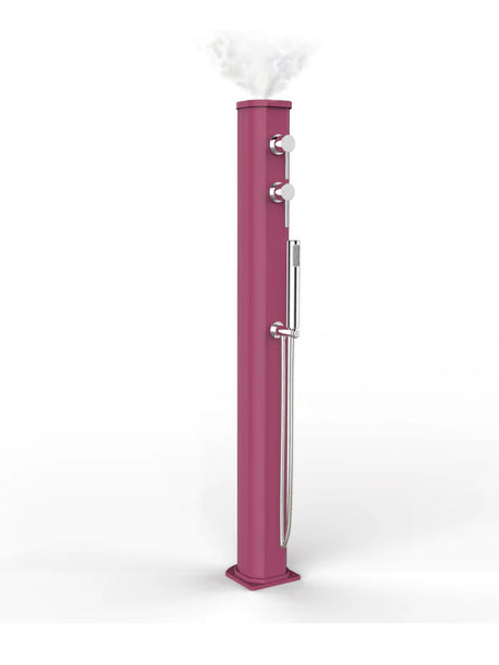 Arkema Fontana Solare Jolly Go in alluminio con Doccetta Mobile e Nebulizzatore da 13lt - JG150