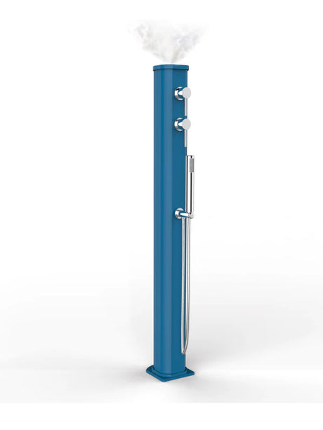 Arkema Fontana Solare Jolly Go in alluminio con Doccetta Mobile e Nebulizzatore da 13lt - JG150