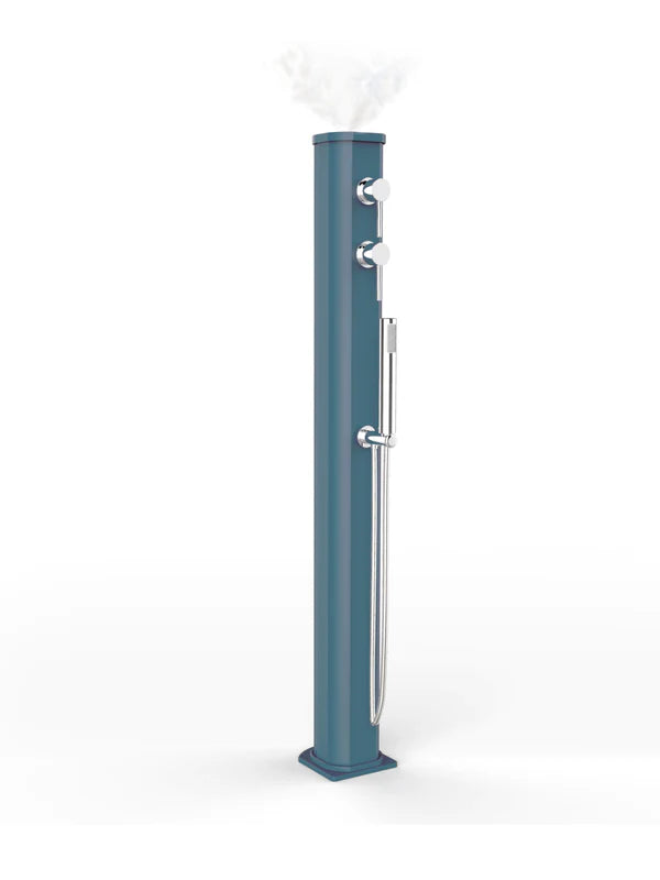 Arkema Fontana Solare Jolly Go in alluminio con Doccetta Mobile e Nebulizzatore da 13lt - JG150
