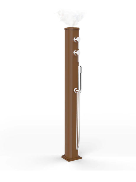 Arkema Fontana Solare Jolly Go in alluminio con Doccetta Mobile e Nebulizzatore da 13lt - JG150
