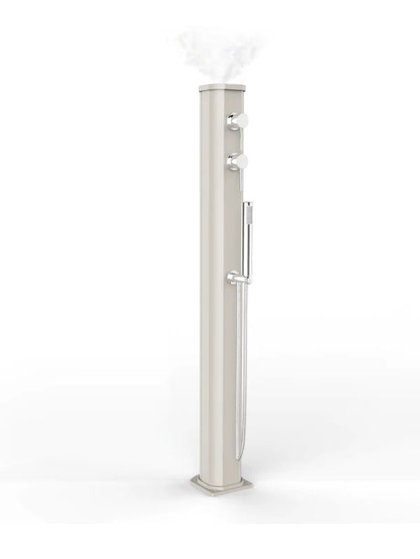 Arkema Fontana Solare Jolly Go in alluminio con Doccetta Mobile e Nebulizzatore da 13lt - JG150