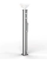 Arkema Fontana Solare Jolly Go in alluminio con Doccetta Mobile e Nebulizzatore da 13lt - JG150