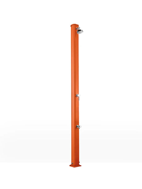 Arkema Traditional Shower Jolly S in aluminum with foot washer