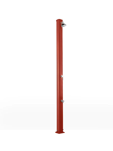 Arkema Traditional Shower Jolly S in aluminum with foot washer