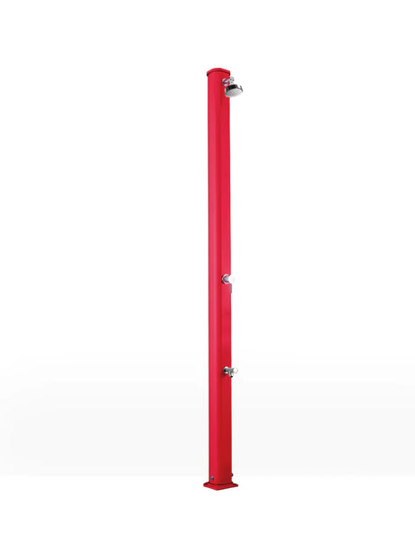 Arkema Traditional Shower Jolly S in aluminum with foot washer