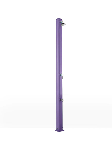 Arkema Traditional Shower Jolly S in aluminum with foot washer