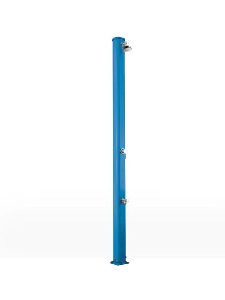 Arkema Traditional Shower Jolly S in aluminum with foot washer