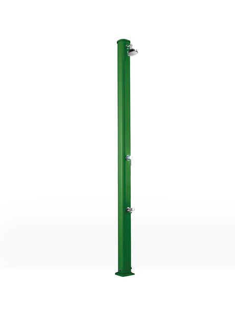 Arkema Traditional Shower Jolly S in aluminum with foot washer