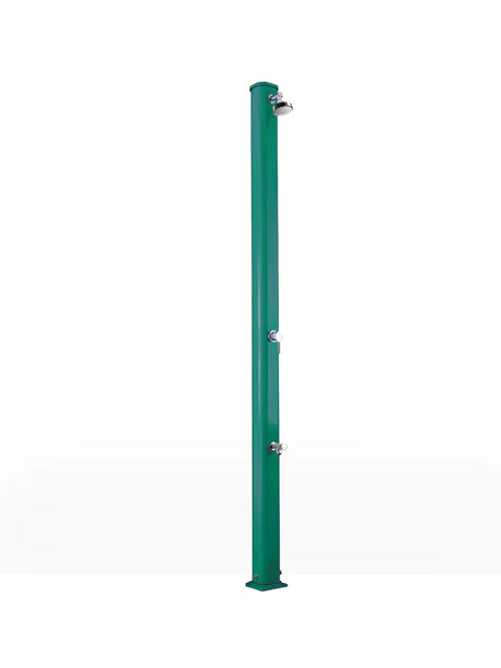 Arkema Traditional Shower Jolly S in aluminum with foot washer