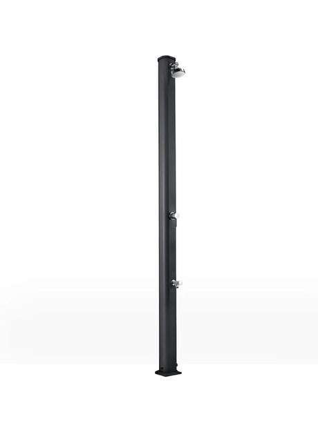 Arkema Traditional Shower Jolly S in aluminum with foot washer