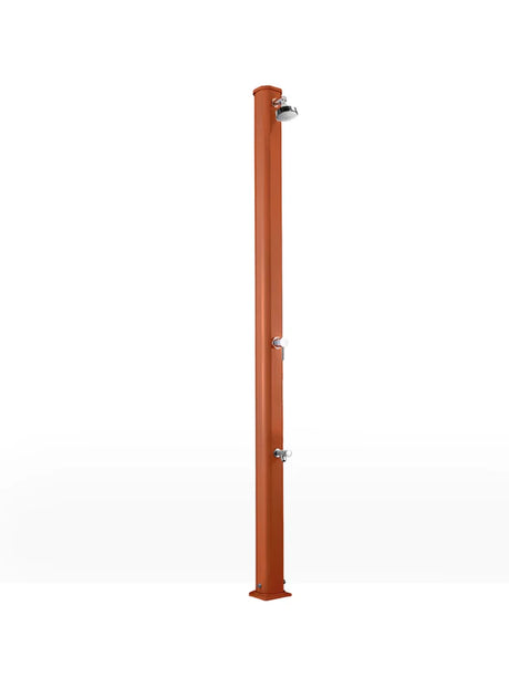 Arkema Traditional Shower Jolly S in aluminum with foot washer