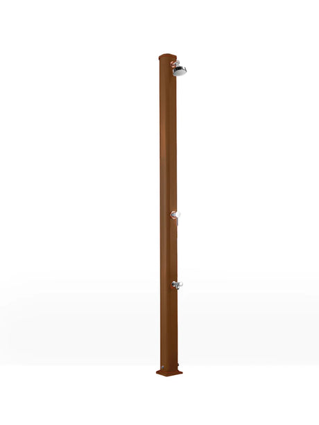 Arkema Traditional Shower Jolly S in aluminum with foot washer