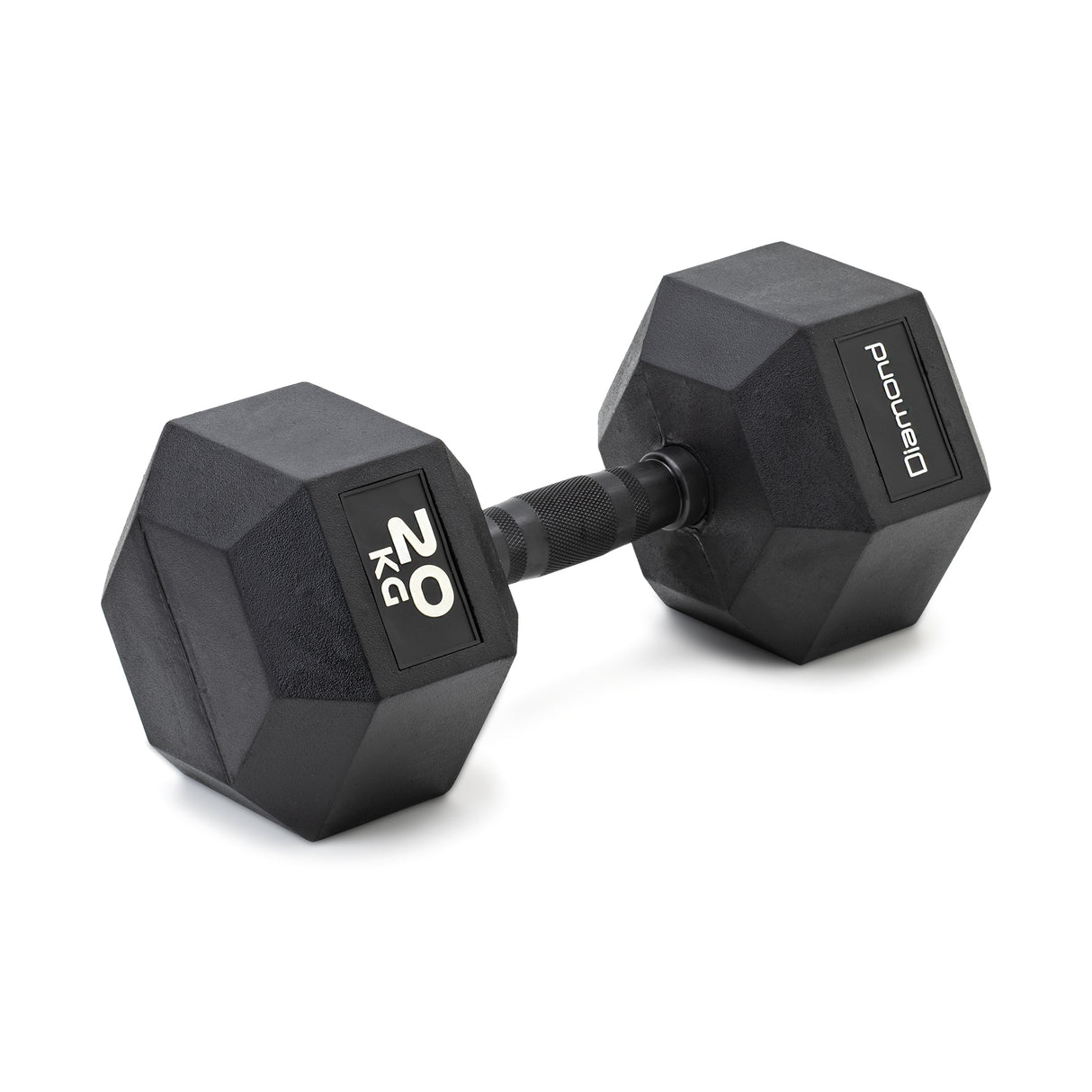 Diamond MGED-B42.5-50 SET RUBBER HANDLES HEXAGONAL BLACK 42.5-50 Kg
