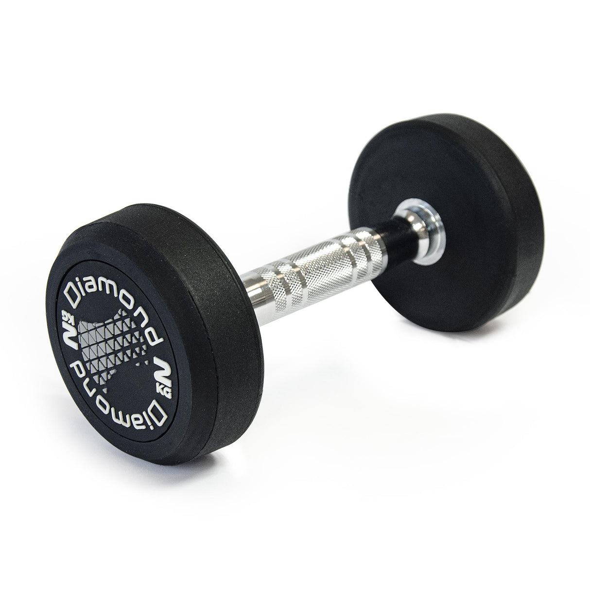 Diamond Set Manubrio Gommato Tondo Pro Black da 2 a 24 Kg - MGTDS2-24