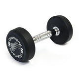 Diamond Set Manubrio Gommato Tondo Pro Black da 2 a 24 Kg - MGTDS2-24