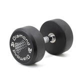 Diamond Set Manubrio Gommato Tondo Pro Black da 2 a 24 Kg - MGTDS2-24