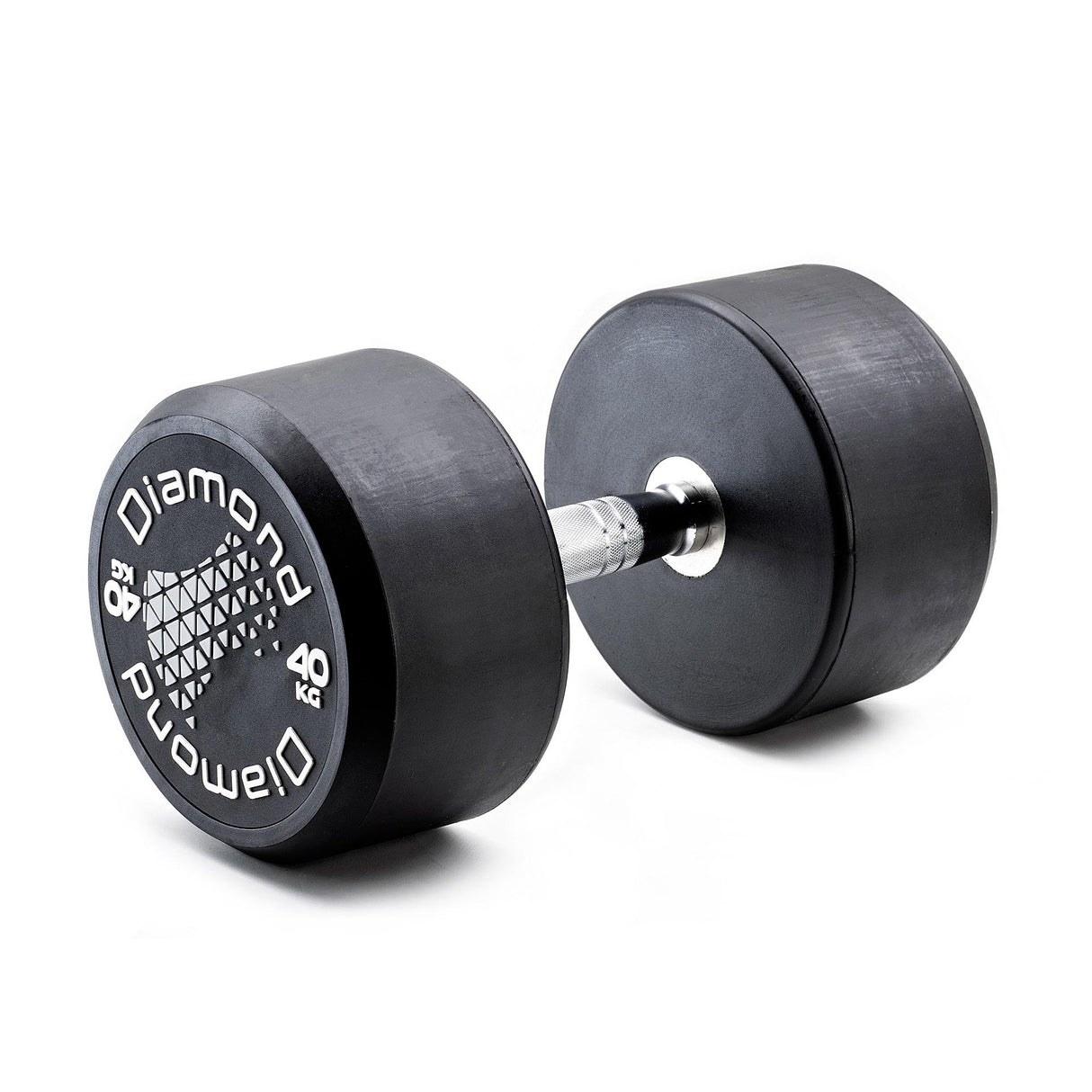 Diamond Set Manubrio Gommato Tondo Pro Black da 2 a 24 Kg - MGTDS2-24