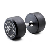Diamond Set Manubrio Gommato Tondo Pro Black da 2 a 24 Kg - MGTDS2-24