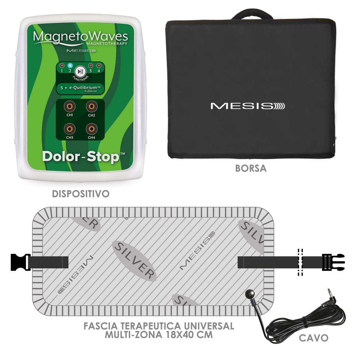Mesis Magnetoterapia MagnetoWaves Dolor-Stop - Dotazione CORE