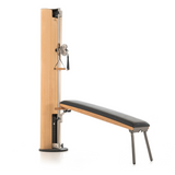 Slimbeam panca allenamento in similpelle nera