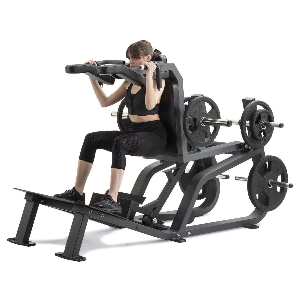 Diamond Hack Squat con sistema di blocco al piede serie 300 - PL-HACKSQUAT