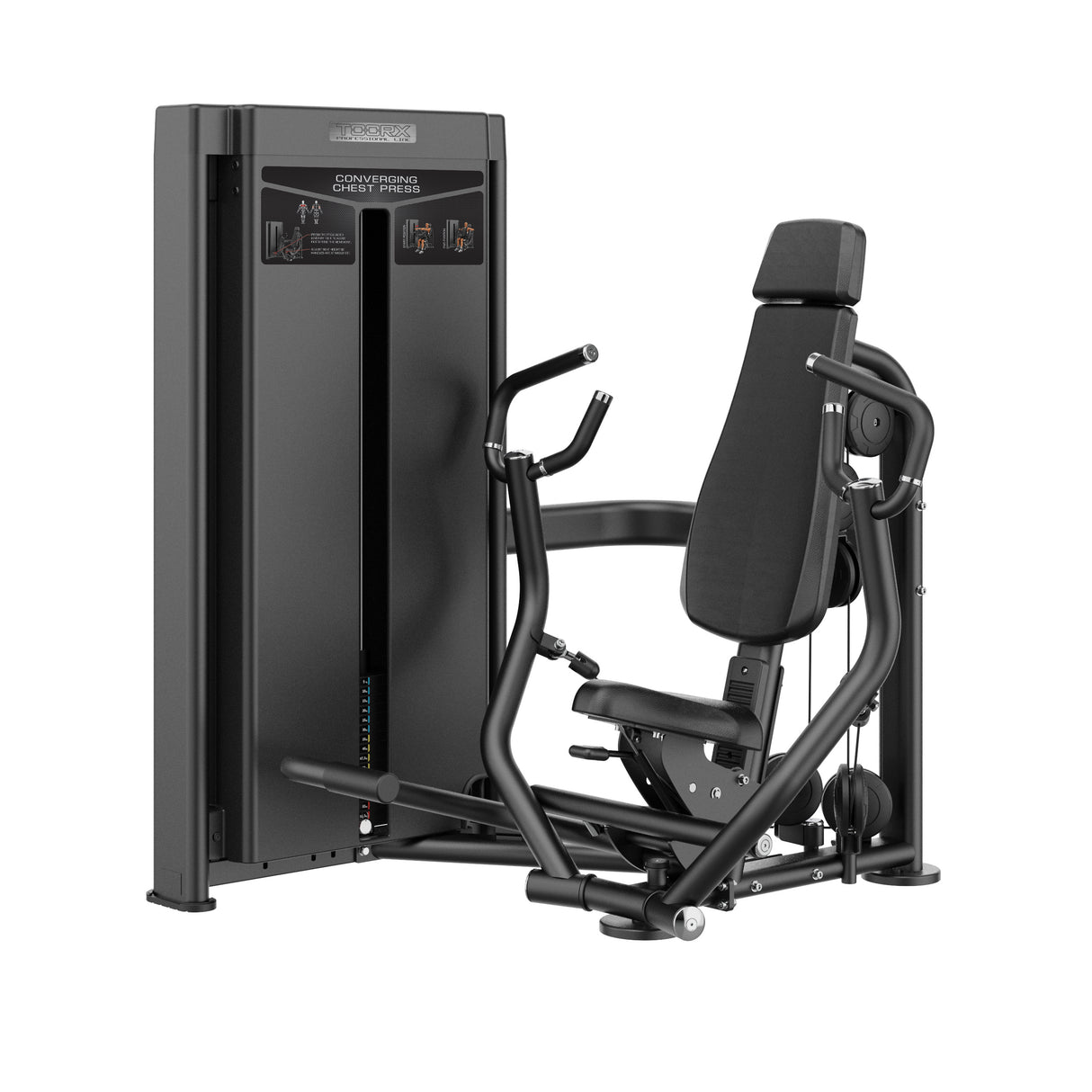 Toorx Professional Atlas Line Pin Loaded Converging chest press PLX-7030 