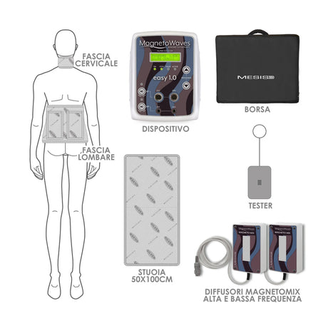 Mesis Magnetoterapia MagnetoWaves Easy 1.0 - Dotazione PRO