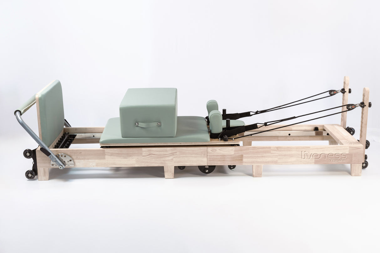 Liveness Reformer in foldable natural oak wood, Green Tea - PTX-3000G