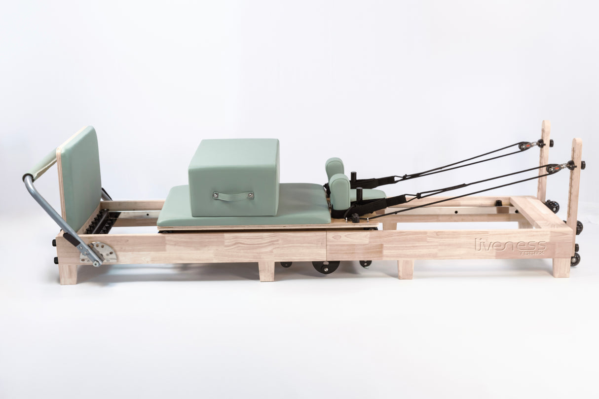 Liveness Reformer in legno di quercia naturale pieghevole Green Tea PTX-3000G