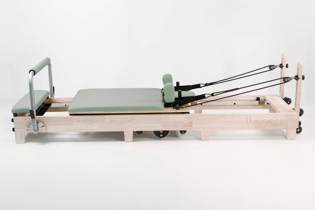 Liveness Reformer in legno di quercia naturale pieghevole Green Tea PTX-3000G