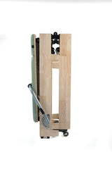 Liveness Reformer in legno di quercia naturale pieghevole Green Tea PTX-3000G