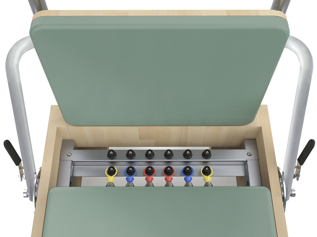 Liveness Cadillac Reformer in legno di quercia naturale colore Green Tea - PTX-6000G