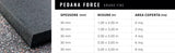Pedana da stacco Force spessore 30 mm - grana fine