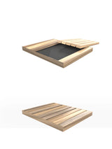 Arkema Piatto doccia TOP in legno Okumè da esterno - D106
