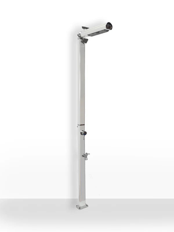 Arkema Quick traditional shower with LED lighting and foot washer - Q825