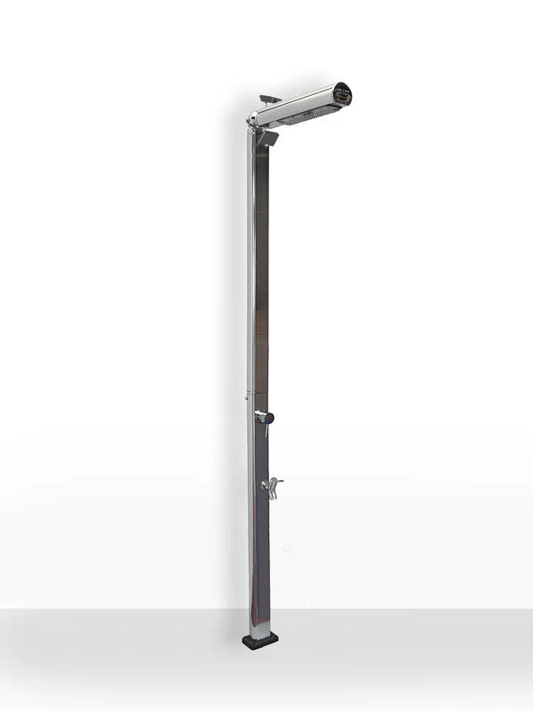 Arkema Quick traditional shower with LED lighting and foot washer - Q825