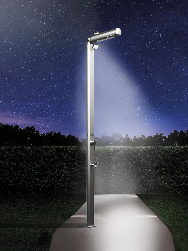 Arkema Quick traditional shower with LED lighting and foot washer - Q825