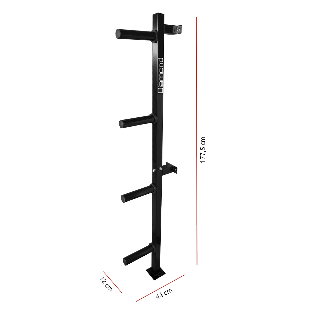Diamond Porta Dischi a muro 4 postazioni - RDW-4