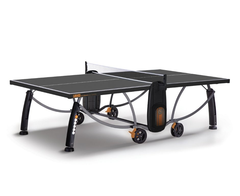 GARLANDO Ping pong Rush outdoor piano gioco antracite con ruote