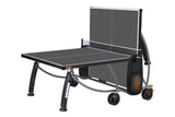 GARLANDO Ping pong Rush outdoor piano gioco antracite con ruote
